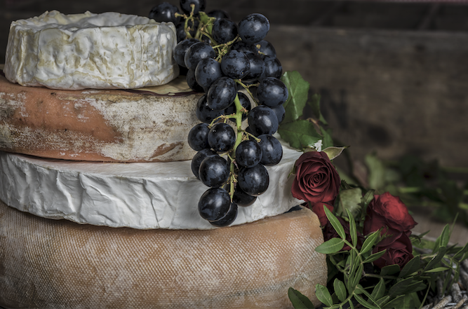 Cheese such as this brie can be a fantastic gift idea